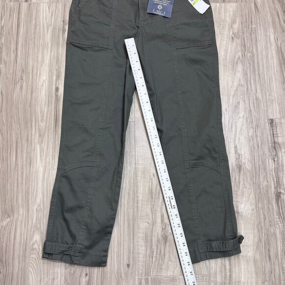 Democracy AbSolution Tapered High Waist with Snap Hem Gray Pants Size 4 - Picture 6 of 10